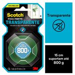 FITA DUPLA FACE TRANSPARENTE FIXA FORTE 19X2 METROS HB004419881 3M