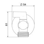 TORNEIRA ESFERA MÁQUINA DE LAVAR LOUÇA/ROUPA CHROME 1/4V. 3/4" 00784006 DOCOL