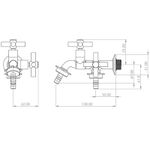 TORNEIRA MÁQUINA DE LAVAR TURIM 1/4V. C-64 6228 17090 PEVILON