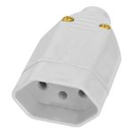 PLUG FÊMEA PADRÃO 2P+T 10A 250V CINZA 08317270 FAME