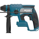 MARTELETE PERFURADOR/ROMPEDOR SDS PLUS BRUSHLESS 22MM 18V SEM BATERIA WS2806.9 WESCO