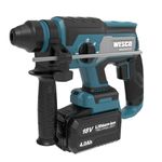 MARTELETE PERFURADOR/ROMPEDOR SDS PLUS BRUSHLESS 22MM 18V SEM BATERIA WS2806.9 WESCO