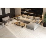 PISO EXTRA RETIFICADO ALLURE CREMA ACETINADO 86X86 (CX2,20M²) LUME CERÂMICA