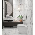 PISO EXTRA RETIFICADO CALACATA IMPERIAL 75,5X75,5 (CX 2,2M²) AC 975006 INCOPISOS