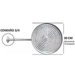 DUCHA FRIA ALUMÍNIO 12X3/4 PRIME ALUMÍNIO