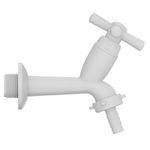 TORNEIRA TANQUE ABS CROSS 10CM COM BICO 1/2 - 3/4 BRANCO 300000455 TIGRE