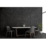 PISO ROCHAMAXX RETIFICADO HD MARMO NERO POLIDO 82X82 (CX 2,70M²) ROCHAFORTE