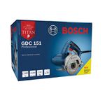 SERRA MARMORE TITAN GDC151 1500W 220V + 2 DISCOS E KIT REFRIGERACAO BOSCH