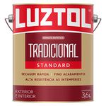 ESMALTE SINTÉTICO AMARELO BRILHANTE 3,6 LITROS LS054-LTGL LUZTOL