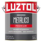ESMALTE METÁLICO PREMIUM AMARELO OURO 3,6 LITROS LS125-LTGL LUZTOL