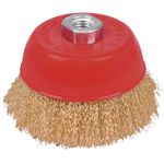 ESCOVA DE AÇO TIPO COPO ONDULADA M14 100MM 319,0010 ROCAST