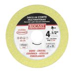 DISCO DE CORTE MULTIMATERIAIS 115X22.23MM 4.1/2" 412,0003 ROCAST