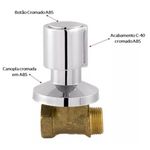 REGISTRO DE PRESSÃO SOFT VEDANTE 3/4" C-40G 7416 17802 PEVILON