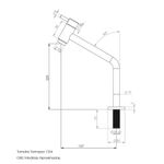 TORNEIRA BANCADA VERNAZZA ROSE 1/4V. 1/2 C-28 10.1354 21877 PEVILON
