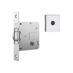 FECHADURA PIVOTANTE 1005 TETRA ROLETE ROSETA QUADRADA CROMADO 14256 STAM