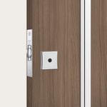 FECHADURA PIVOTANTE 1005 TETRA ROLETE ROSETA QUADRADA CROMADO 14256 STAM