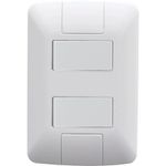 CONJUNTO ARIA 2 INTERRUPTORES SIMPLES 6A 250V 57241/040 TRAMONTINA