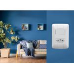 CONJUNTO ARIA INTERRUPTOR SIMPLES + TOMADA 2P+T 10A 250V 57241/064 TRAMONTINA