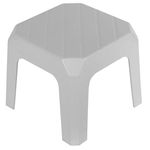 BANQUETA MÉDIA 33,5X33,5X28CM BRANCO BF4*BR1 ASTRA
