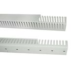 CANALETA ABERTA PVC 50X50X2 METROS SEM DIVISÓRIA CINZA 19098 ILUMI