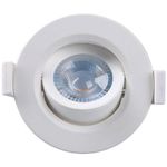 SPOT LED 5W REDONDO EMBUTIR 90X45MM ALLTOP MR16 6500K BIVOLT BRANCO 8365 TASCHIBRA