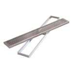 GRELHA PERFURADA INOX 15X100 ÁGUA PLUVIAL 822 J.J.M. GRELHAS