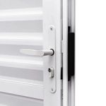 PORTA PALHETA TOTAL CRISTAL 210X80 R4.0 DIREITA BRANCO (10110) RAMASSOL