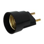 SOQUETE PARA LÂMPADA E-27 PINO MACHO PRETO 43.06T FOXLUX