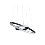 PENDENTE LED MONTREAL 25W 3000K BIVOLT PRETO TASCHIBRA