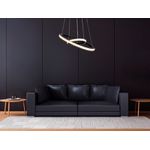 PENDENTE LED MONTREAL 25W 3000K BIVOLT PRETO TASCHIBRA