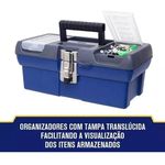 CAIXA DE FERRAMENTA PLÁSTICA TRAVA METÁLICA 12.5" IWST13013-LA IRWIN