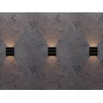 ARANDELA LED PILAR 6W 6500K BIVOLT PRETO 15060142 TASCHIBRA