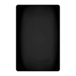 PLACA HABITAT BLACK COM SUPORTE CEGA 4X2 4068 FAME