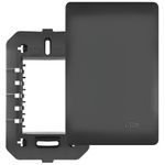 PLACA HABITAT BLACK COM SUPORTE CEGA 4X2 4068 FAME