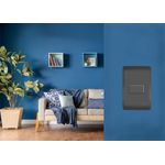 INTERRUPTOR SIMPLES HABITAT BLACK 16A 250V 4046 FAME