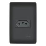TOMADA PADRÃO HABITAT BLACK 2P+T 10A 250V 4052 FAME