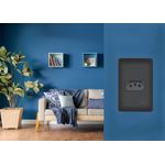 TOMADA PADRÃO HABITAT BLACK 2P+T 10A 250V 4052 FAME