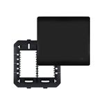 PLACA HABITAT BLACK COM SUPORTE CEGA 4X4 4077 FAME