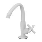 TORNEIRA BANCADA ABS BICA ALTA MÓVEL CROSS 1/2 BRANCO 300000488 TIGRE