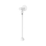 VÁLVULA MICTÓRIO COM CANOPLA E FLEXÍVEL 30CM BRANCO BLUKIT
