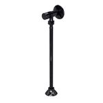 VÁLVULA MICTÓRIO COM CANOPLA E FLEXÍVEL 30CM BLACK BLUKIT