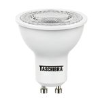 LÂMPADA LED DICROICA MR16 GU-10 7W 2700K BIVOLT BRANCO 8958 TASCHIBRA