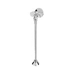 VÁLVULA MICTÓRIO COM CANOPLA E FLEXÍVEL 30CM CROMADO BLUKIT