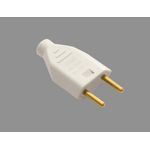 PLUG MACHO PADRÃO 2P 10A 250V CINZA 1419 FAME