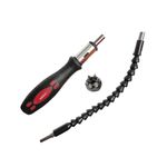 JOGO CHAVES COM CATRACA E HASTE FLEXÍVEL 1/4" 8 PEÇAS 414,0001 NOLL