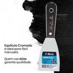 ESPATULA DE AÇO CROMADO 6,4CM 6255/10 ATLAS