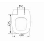 ASSENTO SOFT CLOSE FIT/VERSATO TVT/SC*BCO-01 ASTRA