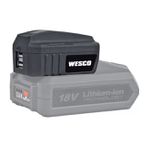ADAPTADOR 18V PARA CARREGADOR USB 2 PORTAS WS9859 WESCO
