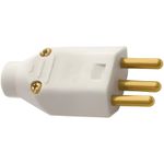 PLUG MACHO PADRÃO 2P+T 10A CINZA 1729 FAME