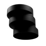 BOLSA EXCÊNTRICA PARA SAÍDA VASO SANITÁRIO 4" PRETO BS12/AS ASTRA